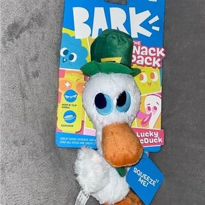 BARK Snack Pack Lucky McDuck Dog Plush Toy